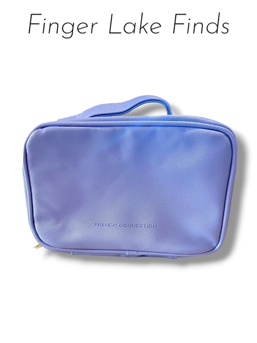 Vintage French Connection Blue Toiletry Bag